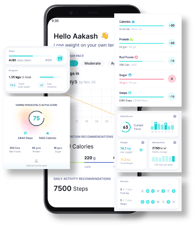 alpha-score-card in phone