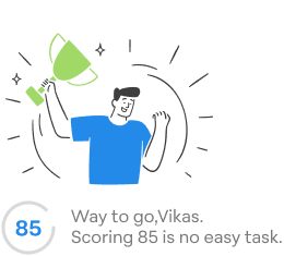 Score 70 or more to reach your goal